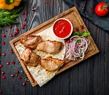 Шашлык из cвинoй мякоти