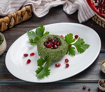 Пхали из шпината с орехами