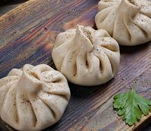 Хинкали с грибами