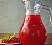 Морс клюквенный