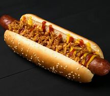 Хот-дог датский с куриной колбаской