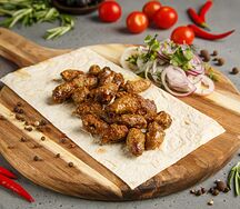 Шашлык из куриных сердечек