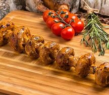 Грибы на мангале