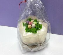 Кулич творожный Апельсин-шоколад