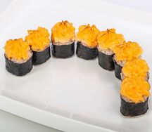 Ролл запеченный с креветками
