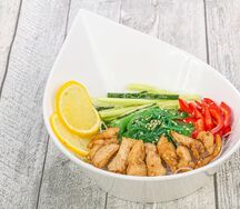 Салат Фунчоза с курицей