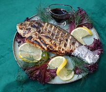 Дорадо жареная