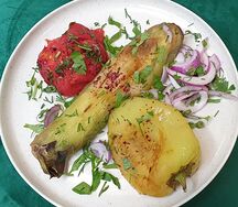 Баклажан на углях