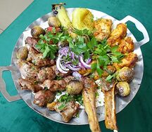 Шашлык Ассорти на садже