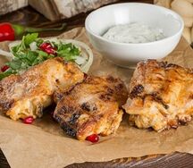 Шашлык из куриного бедра (без кости)