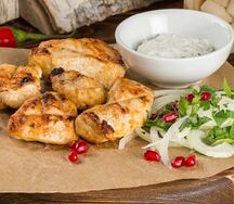 Шашлык из куриной грудки