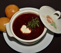 Борщ с мясом