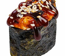 Запеченные суши с угорём