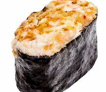 Запеченные суши с кальмаром