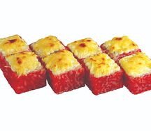 Горячая Калифорния с лососем