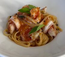 Паста с креветками