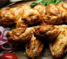 Шашлык из куриных крылышек 5 шт