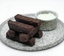 Гренки чесночные