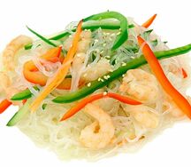 Фунчоза с креветками
