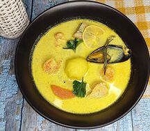 Суп Сливочный с морепродуктами