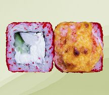 Запечённый с креветкой