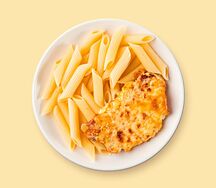 Свинина по-французски с макаронами