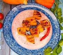 Шашлычок из тыквы, маринованный в прованских травах