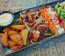 Классическая на тарелке