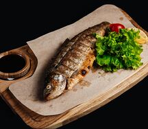 Форель радужная на углях