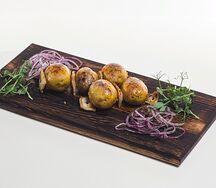 Картошка с салом и курдюком
