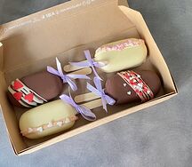 Муссовые пирожные Эскимо сердечки