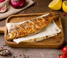 Шашлык из сибаса