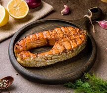 Шашлык из семги