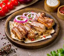 Шашлык из свиных ребрышек