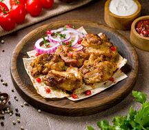 Шашлык из филе куриного бедра