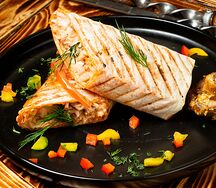 Шаурма свиная с грибами