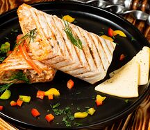 Шаурма куриная с сыром