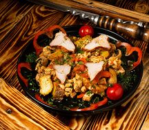 Жаркое по-домашнему с курицей