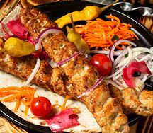 Люля-кебаб с курицей и сыром