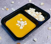 Куриный крем-суп с луком средний