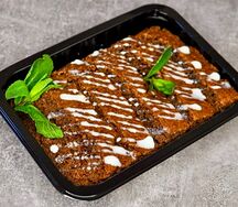 Брауни с какао и сгущённым молоком средний