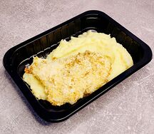 Треска с картофельным пюре (большая)