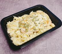 Курица по-русски с макаронами (большая)