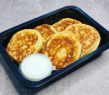 Оладьи с бананом маленькие