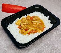 Чахохбили из курицы с рисом средние