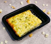 Омлет с брокколи и цветной капустой маленький