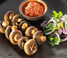 Шампиньоны на углях