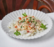 Салат с осьминогом