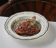 Утка конфи с чечевицей