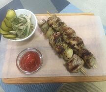 Шашлык из куриного филе